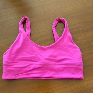 Lululemon Sports Bra (hot pink)